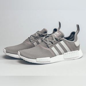 Adidas NMD_r1 Grey Sneakers - Size Men 4.5 / Women 6